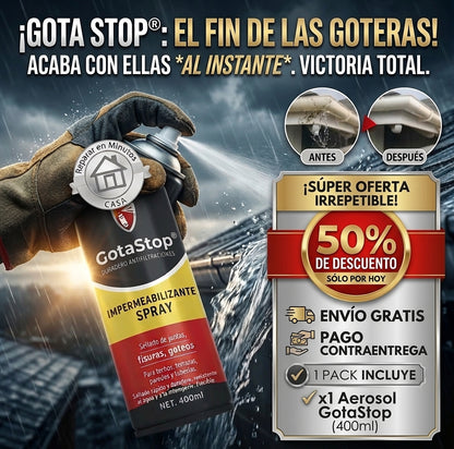 GotaStop™ | Spray Sellador Impermeabilizante