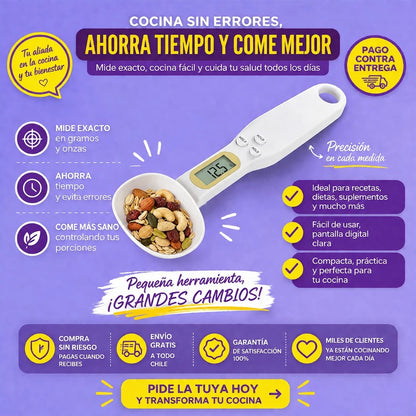 Cuchara Gramera Digital Medidora