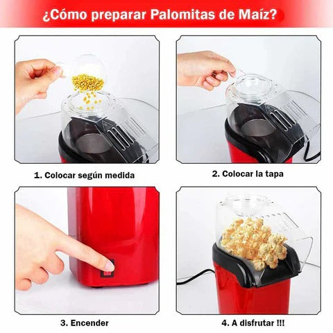CinemaPop | Maquina de Palomitas sin Aceite en Solo Minutos